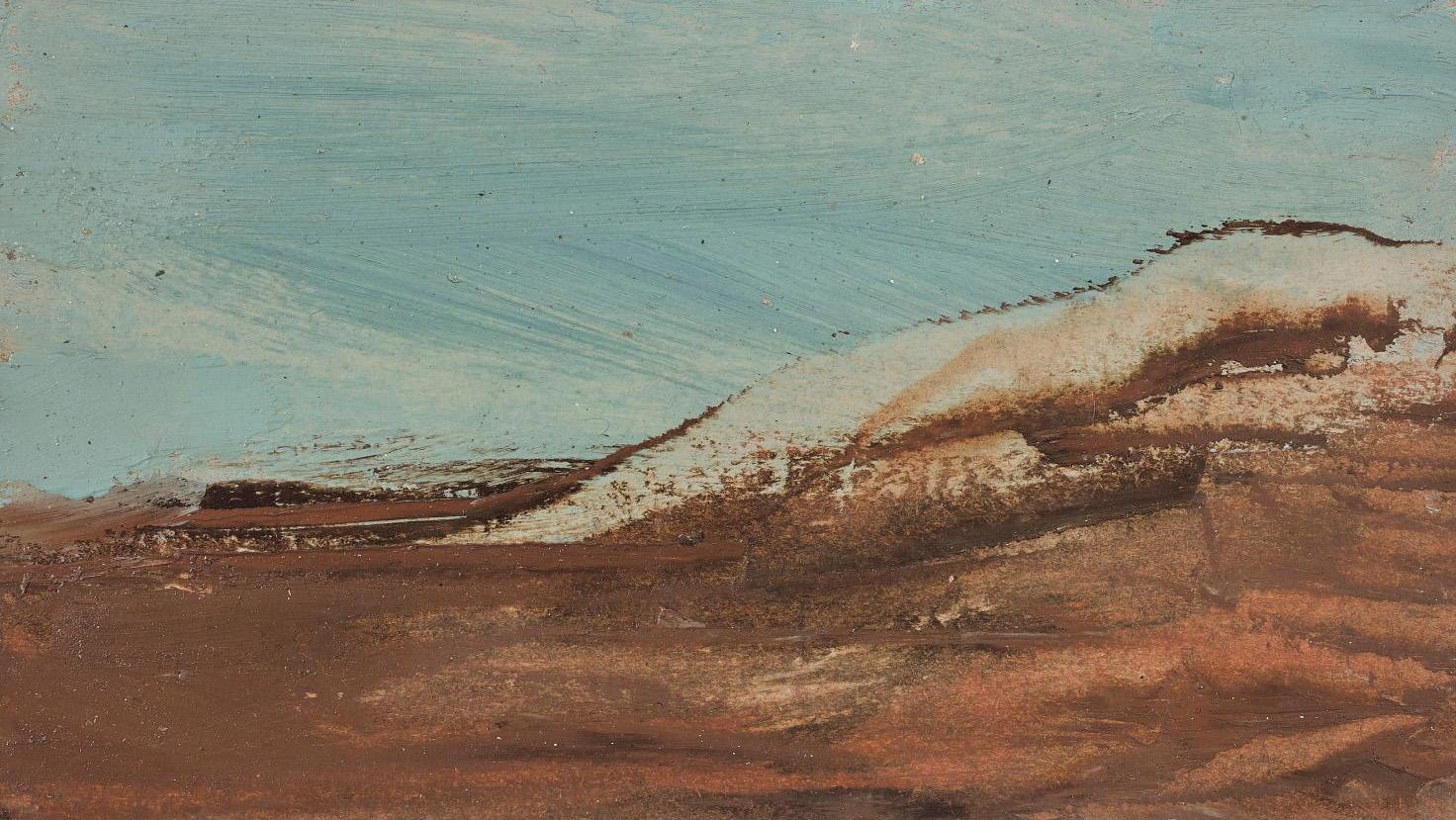 Dora Maar (1907-1997), Paysage (Landscape), c. 1960, oil on cardboard, 8.5 x 15 cm/3.3... Dora Maar: From Muse to Artist