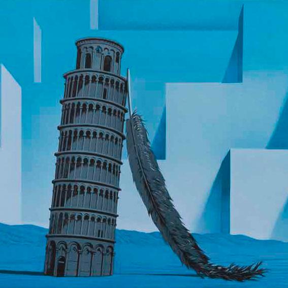Magritte à Pise  - Panorama (avant-vente)
