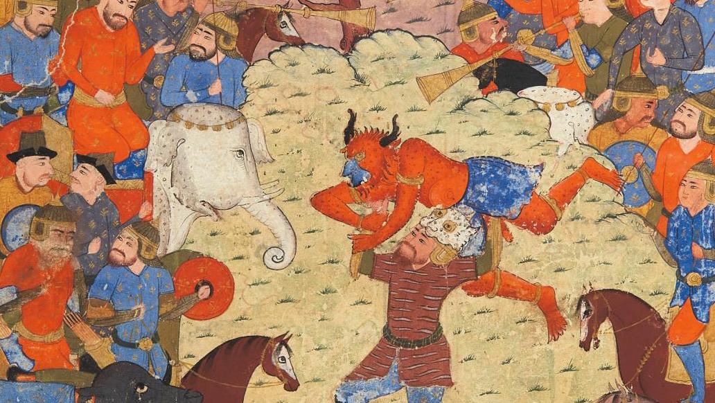 Iran, probably Shiraz, Safavid period, c. 1590–1600. The Book of Kings or Shâhnâmeh... An Iranian Epic in Pictures