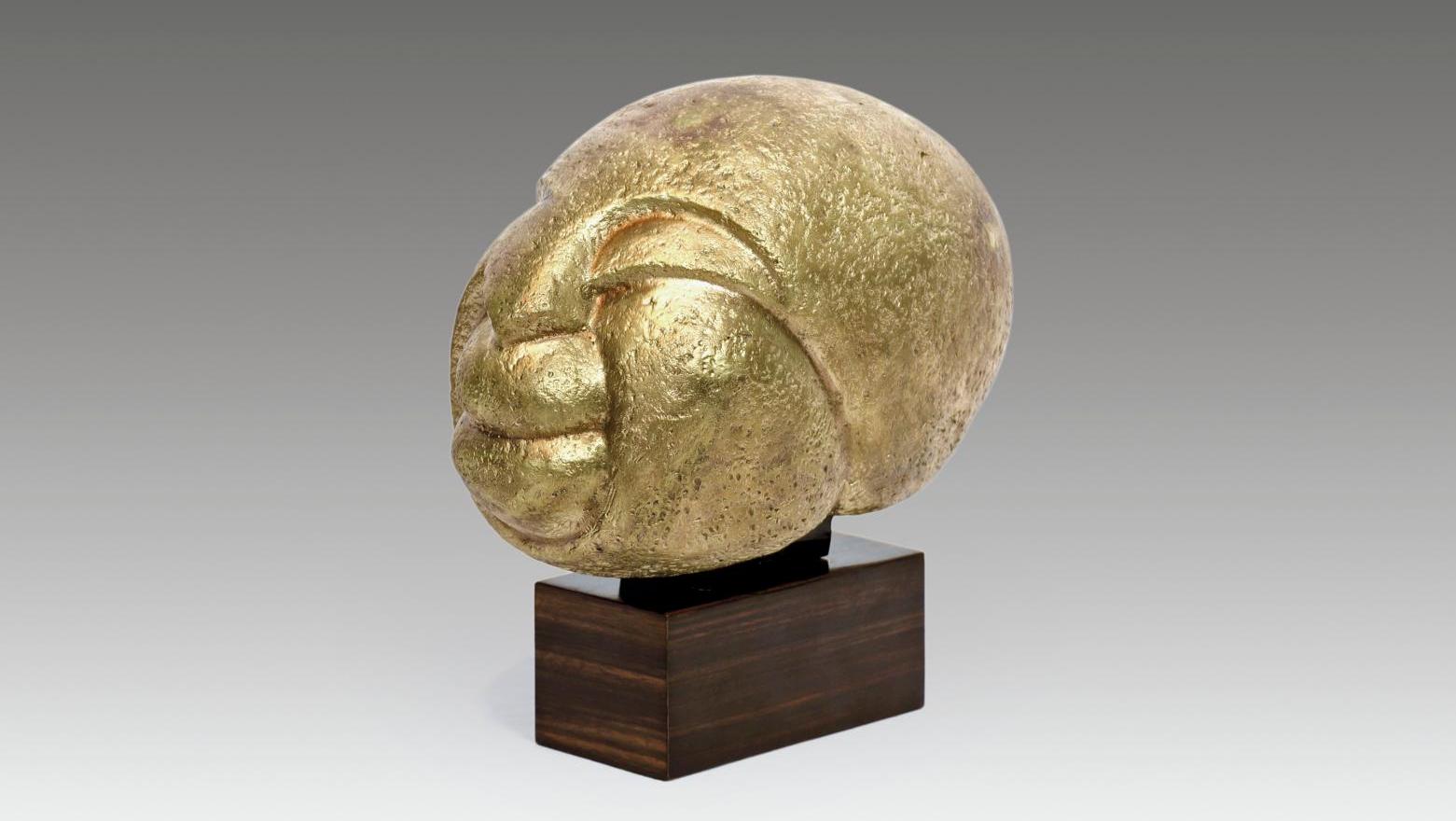 Auguste Zamoyski (1893-1970), Tête d’Antoni Stonimski, bronze à la cire perdue et... La beauté moderne selon Zamoyski