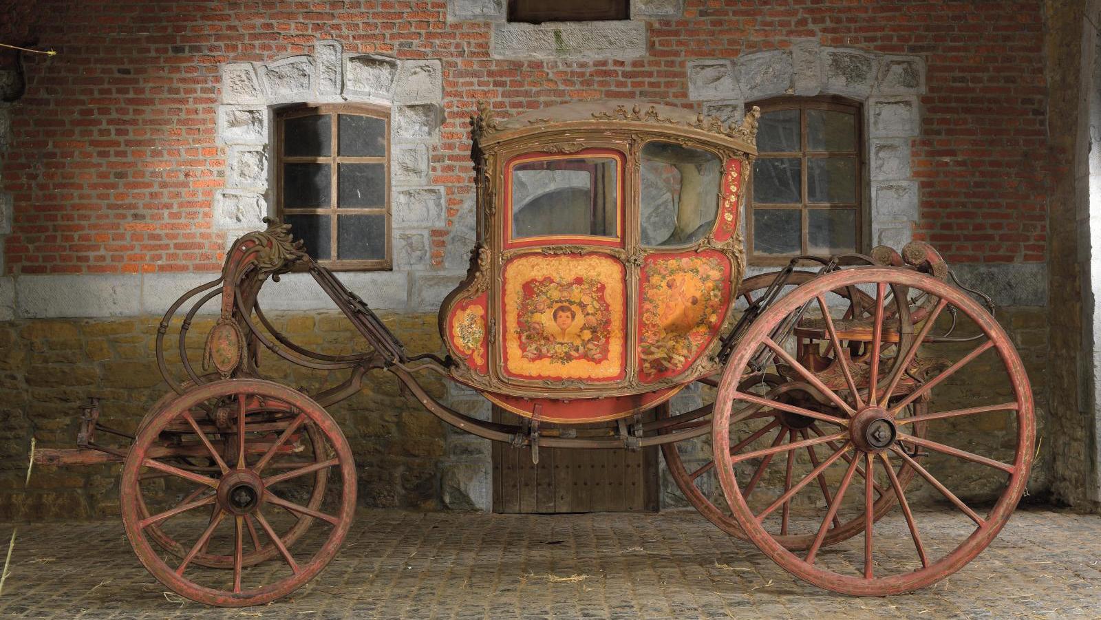 Portugal, last third of the 18th century. The Count of Farrobo’s gala coupé, painted... The Becker Collection’s Fancy Horse-Drawn Carriages