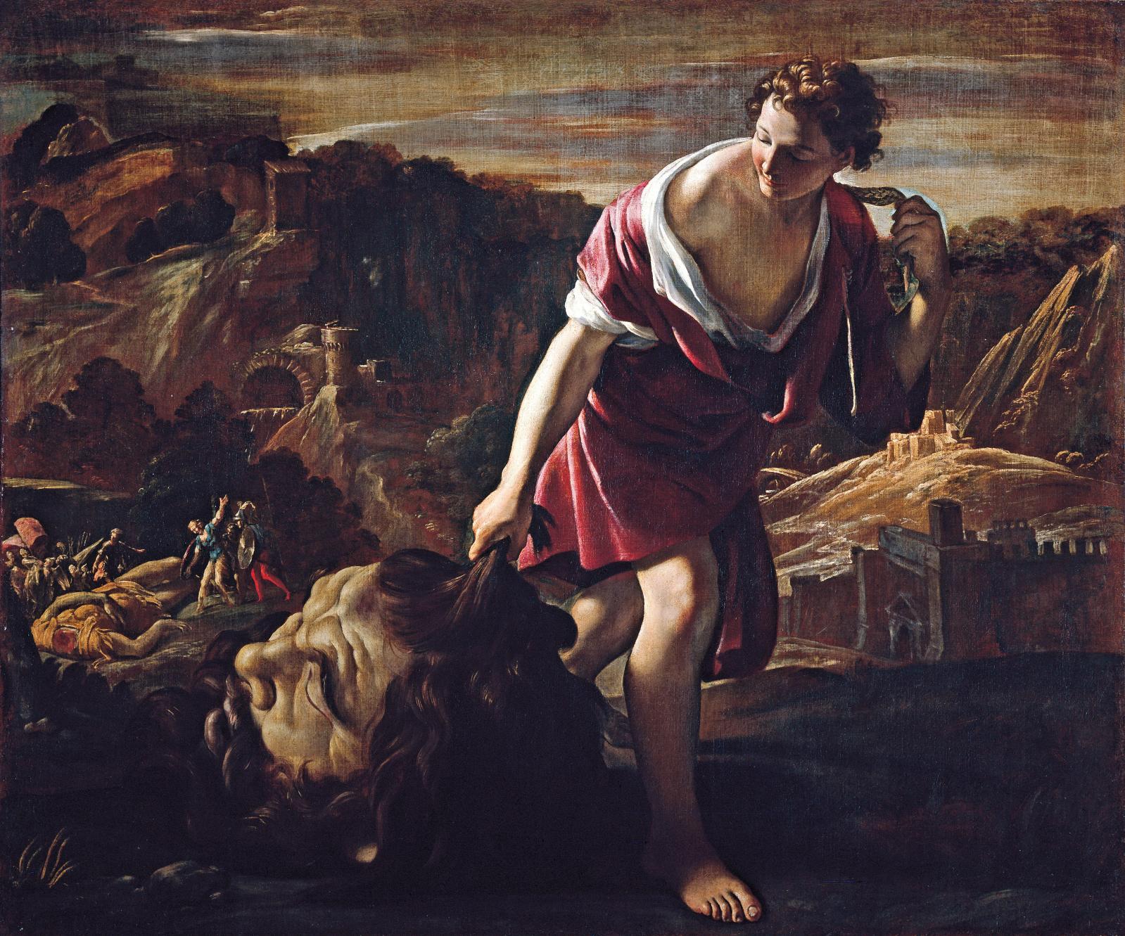 Giovanni Lanfranco (1582-1647), David avec la tête de Goliath, 1617, Fondazione di Studi di Storia dell’Arte Roberto Longhi, Florence.© Fi
