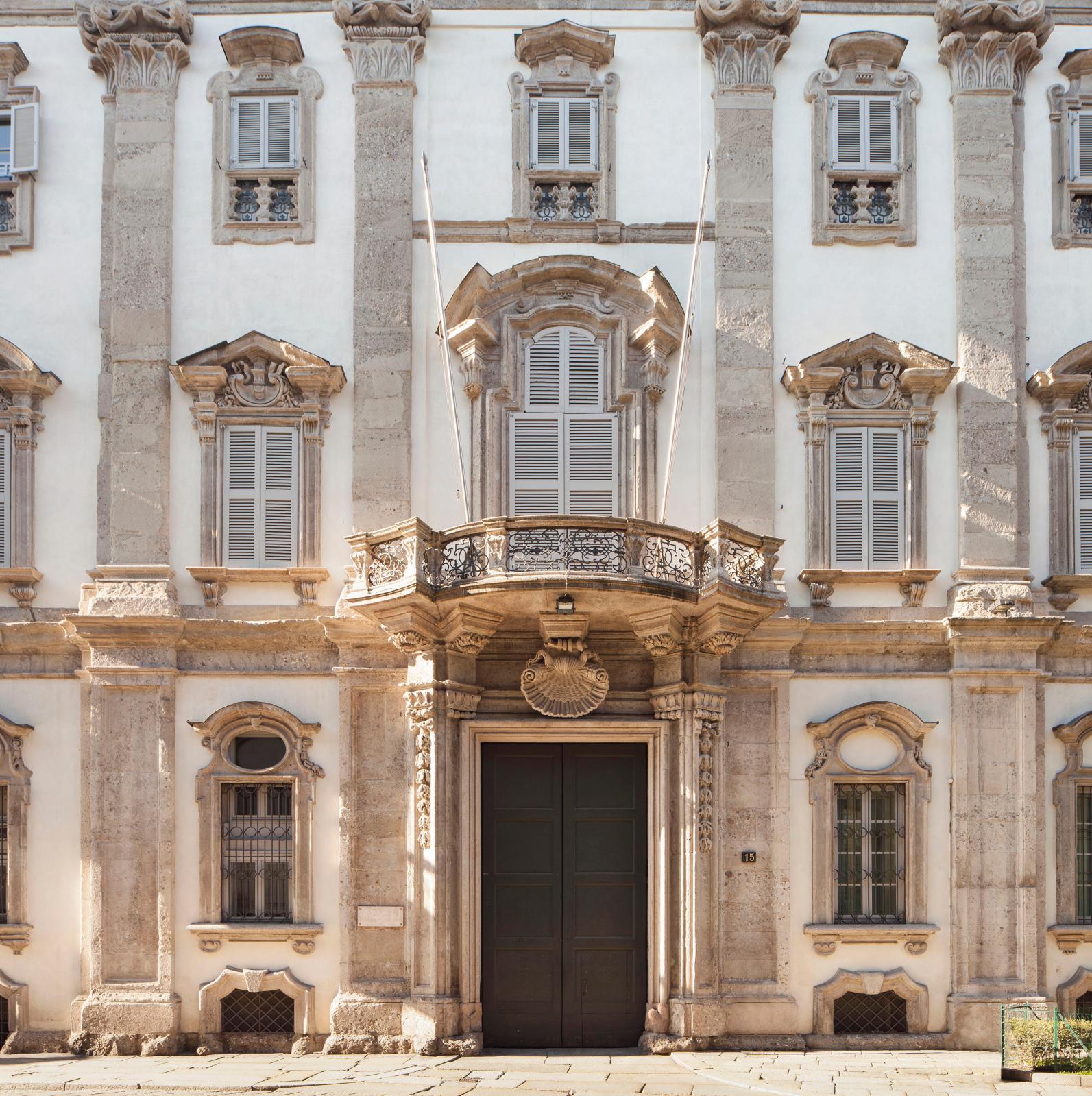 Le palais Cusani, à Milan. © A. Osio 