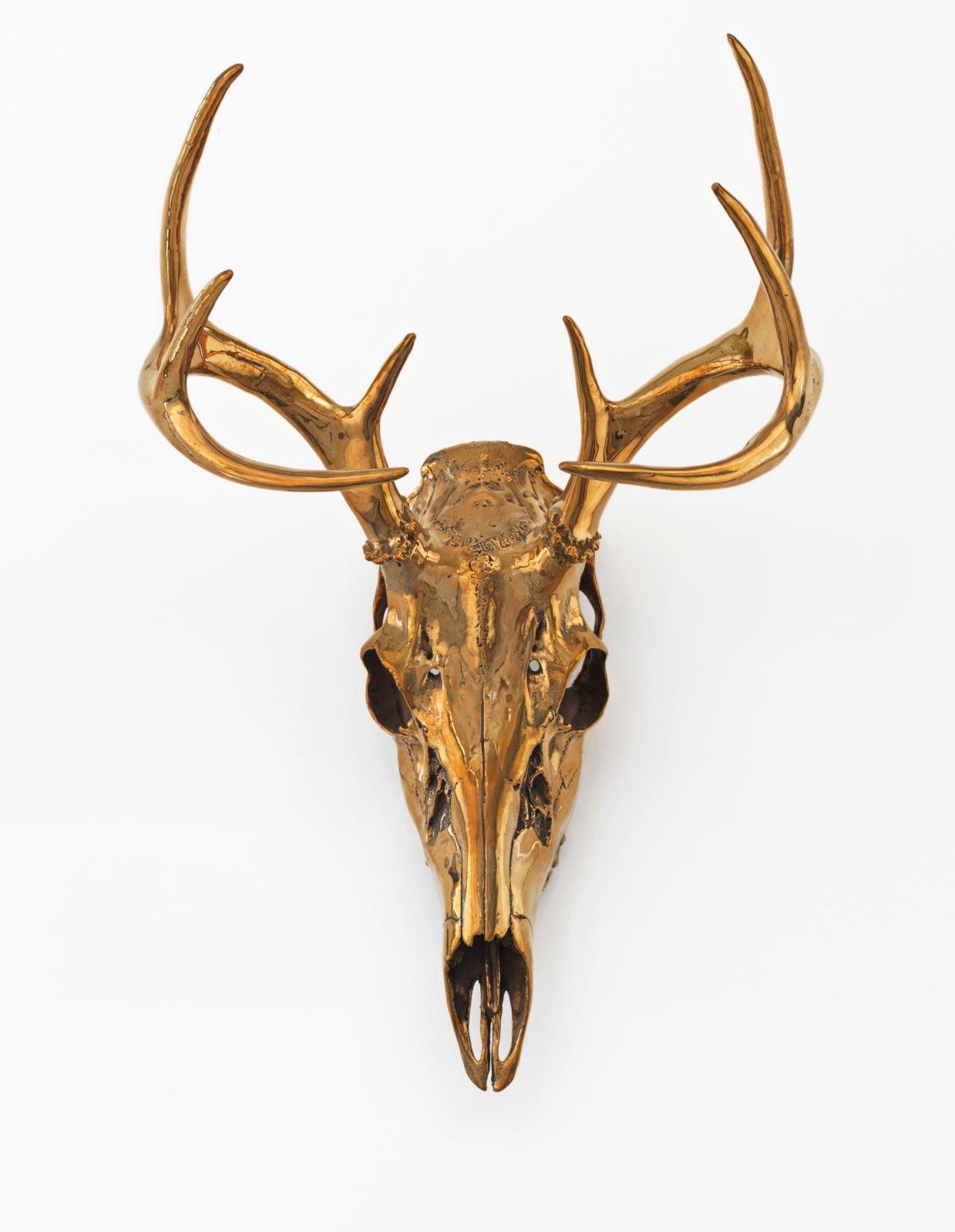 Sherrie Levine (née en 1947), Antelope Skull, 2006, bronze. © Sherrie Levine 