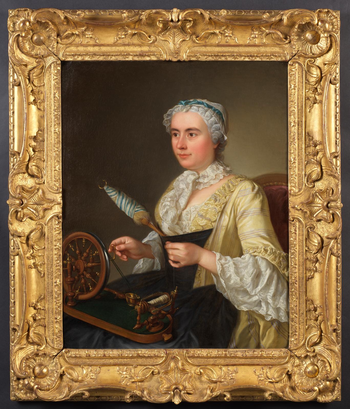Dans la famille Bouchardon, Marie-Thérèse portraiturée par Jean-Baptiste Lefèbvre