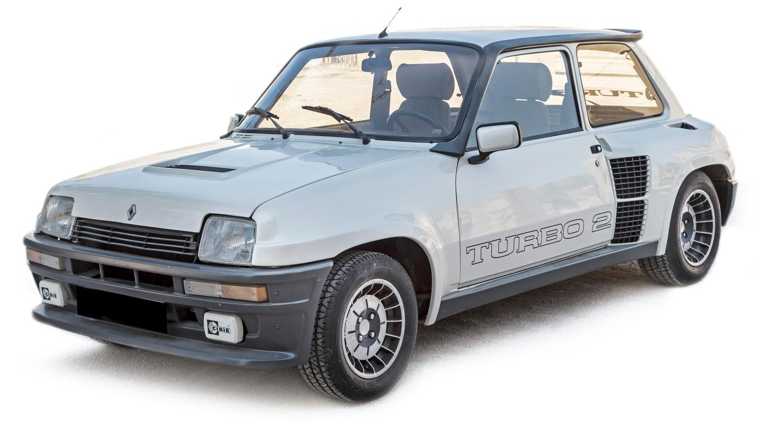 Renault R5 Turbo 2, 1982. Adjugé 67 260 € Des voitures d’hier et avant-hier à Avignon
