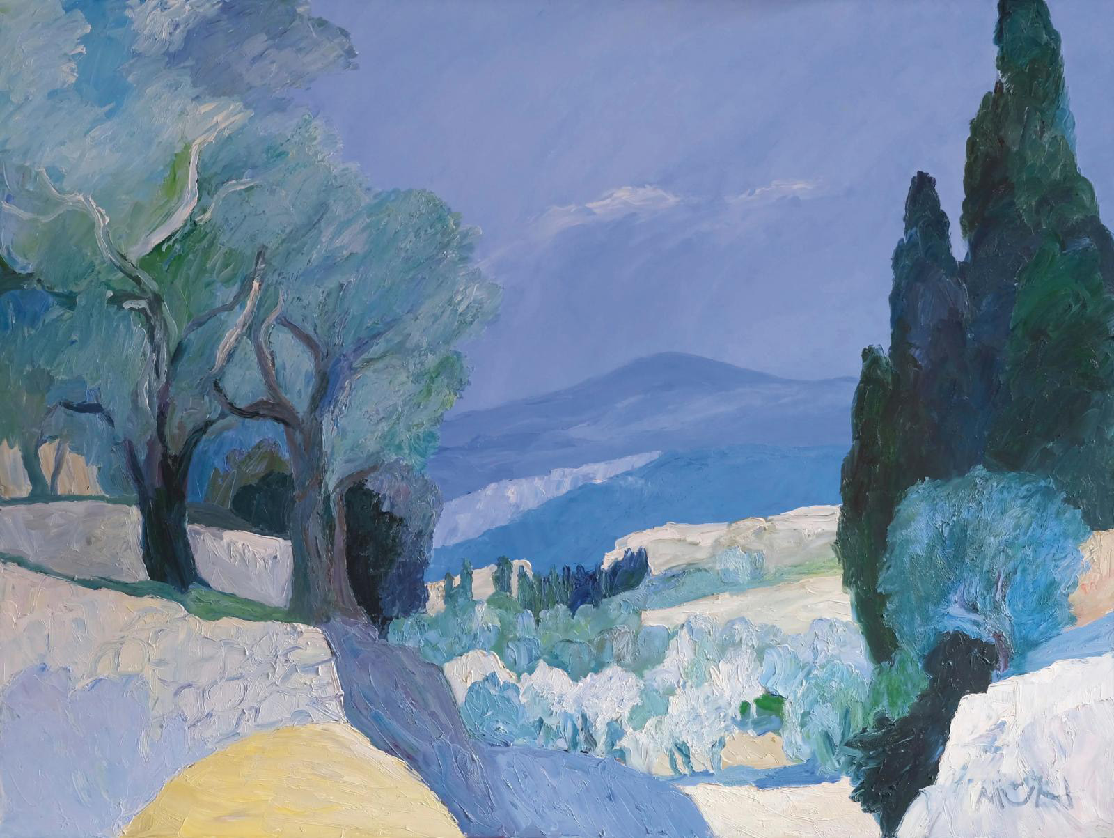 The Blue of Provence According to Roger Mühl