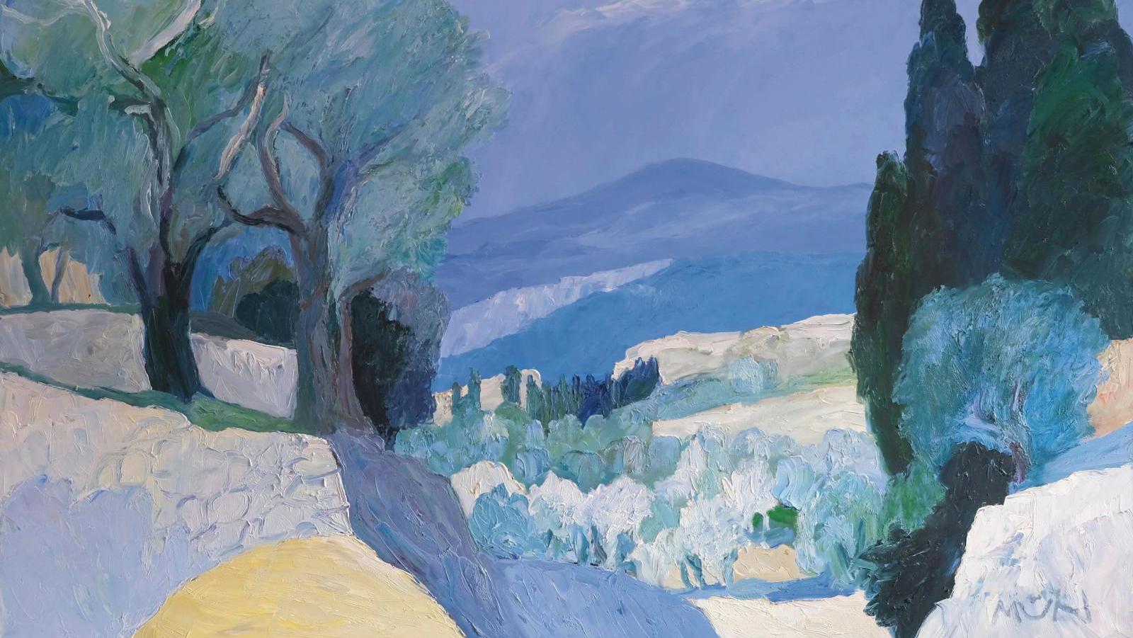   The Blue of Provence According to Roger Mühl