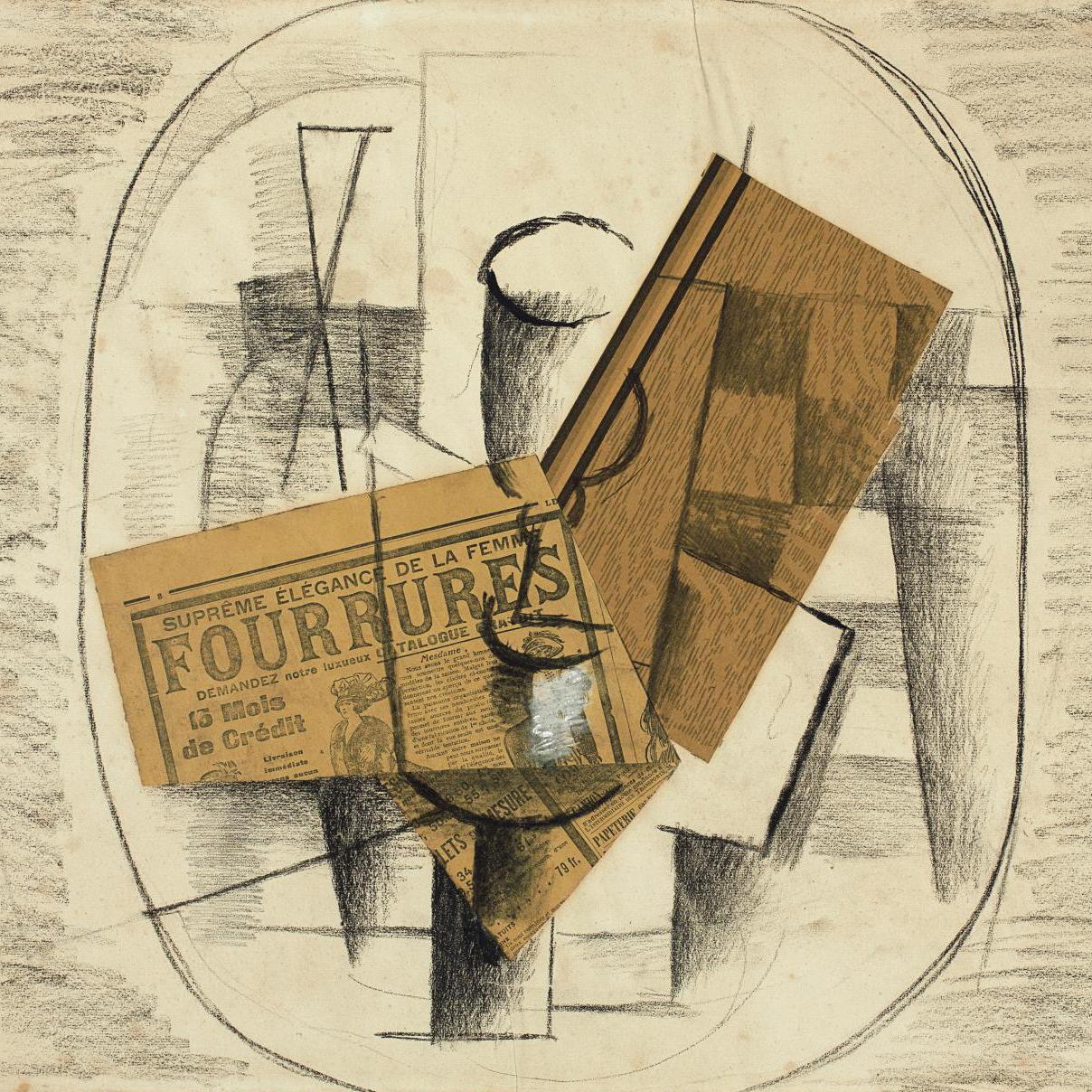 Pre-sale - Georges Braque, Collage Pioneer