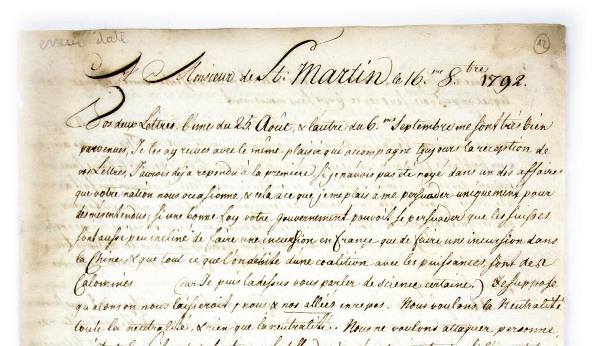 Correspondance entre Louis-Claude de Saint-Martin (1743-1803) et Niklaus Kirchberger... Lettres de Saint-Martin, le « Philosophe inconnu »