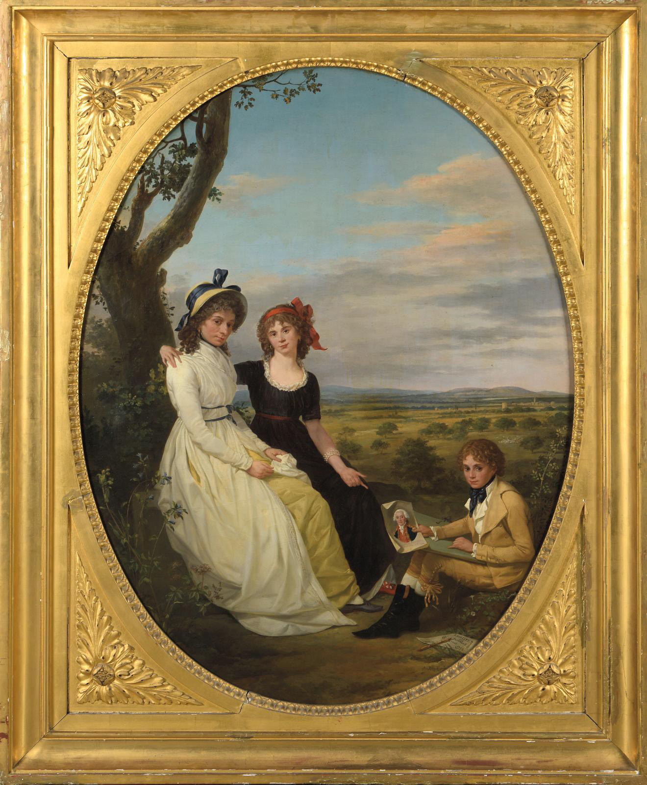 A Neoclassical Family Portrait by Étienne de Lavallée-Poussin