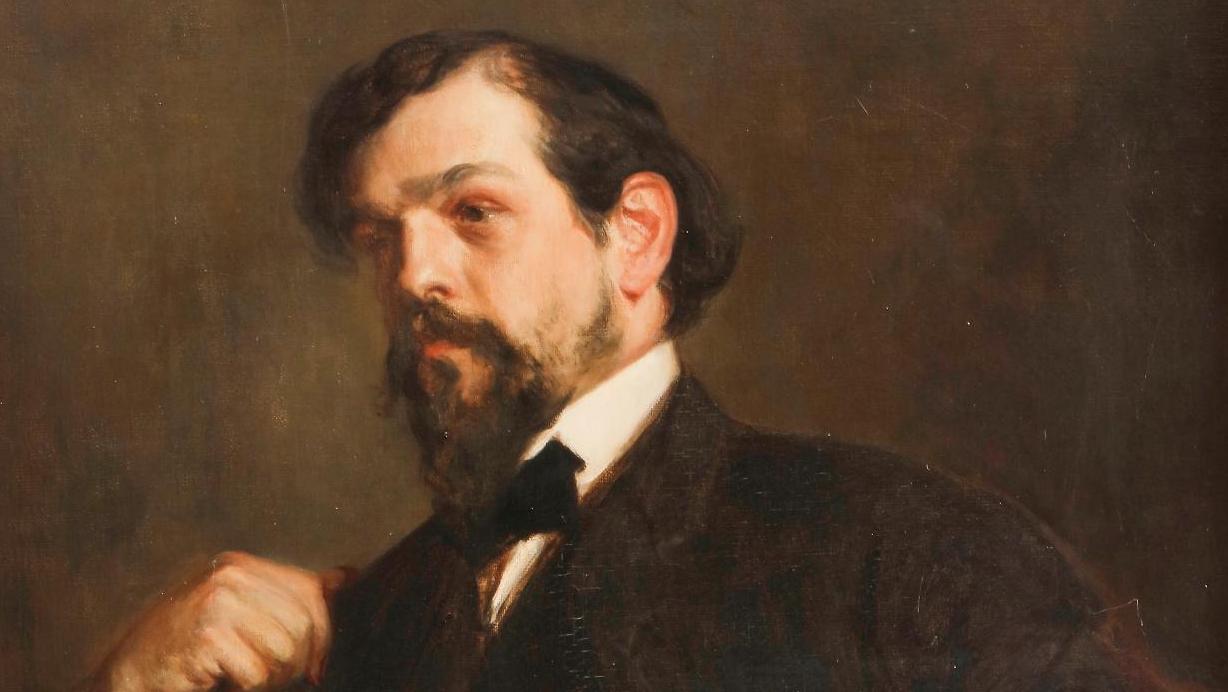 Jacques-Émile Blanche (1861-1942), Claude Debussy, 1902, huile sur toile, 95 x 74 cm,... Claude Debussy par Jacques-Émile Blanche