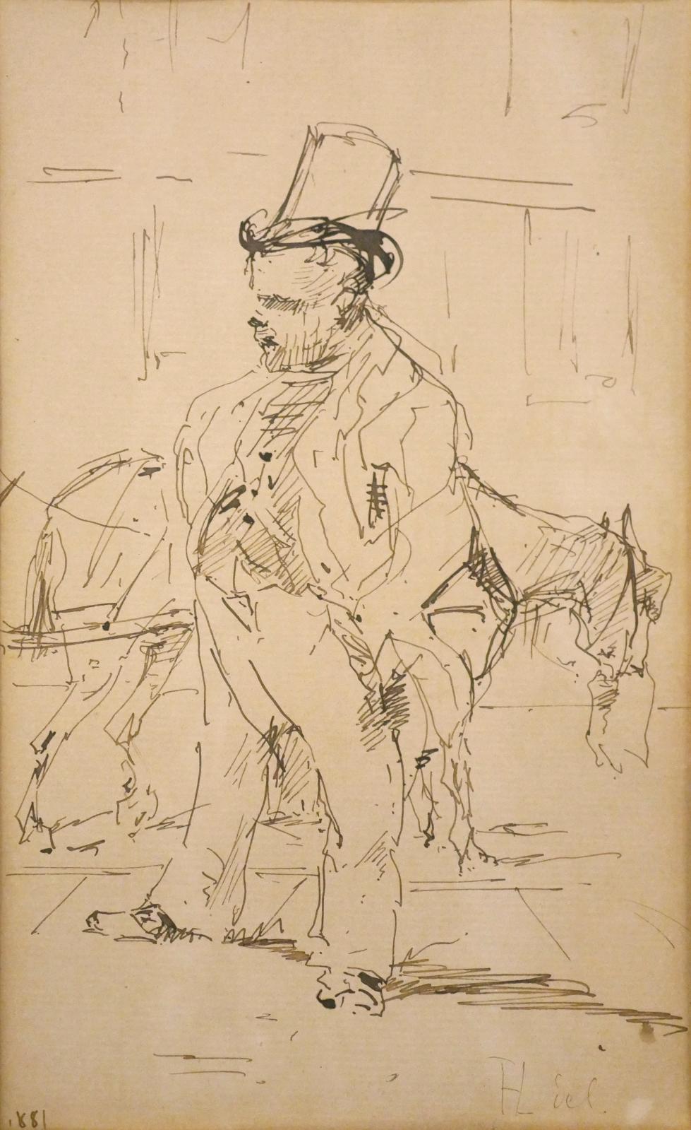 Un cocher de fiacre par Toulouse-Lautrec