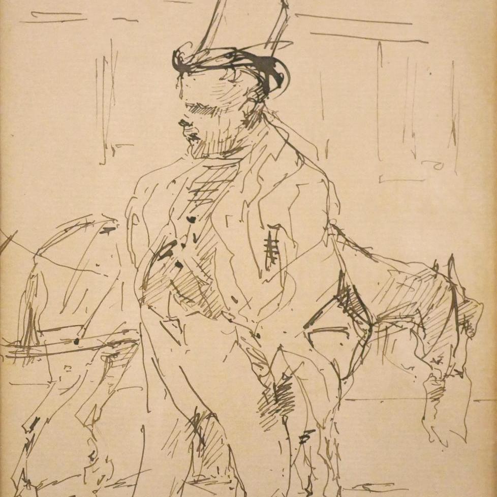 Un cocher de fiacre par Toulouse-Lautrec
