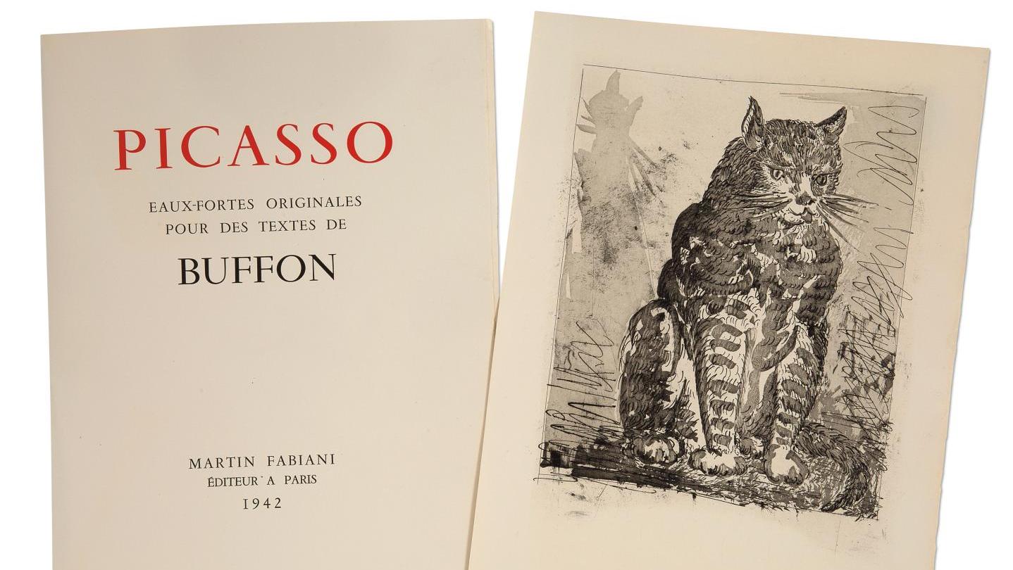 Pablo Picasso (1881-1973), eaux-fortes originales pour des textes de l’Histoire naturelle... Picasso et Buffon