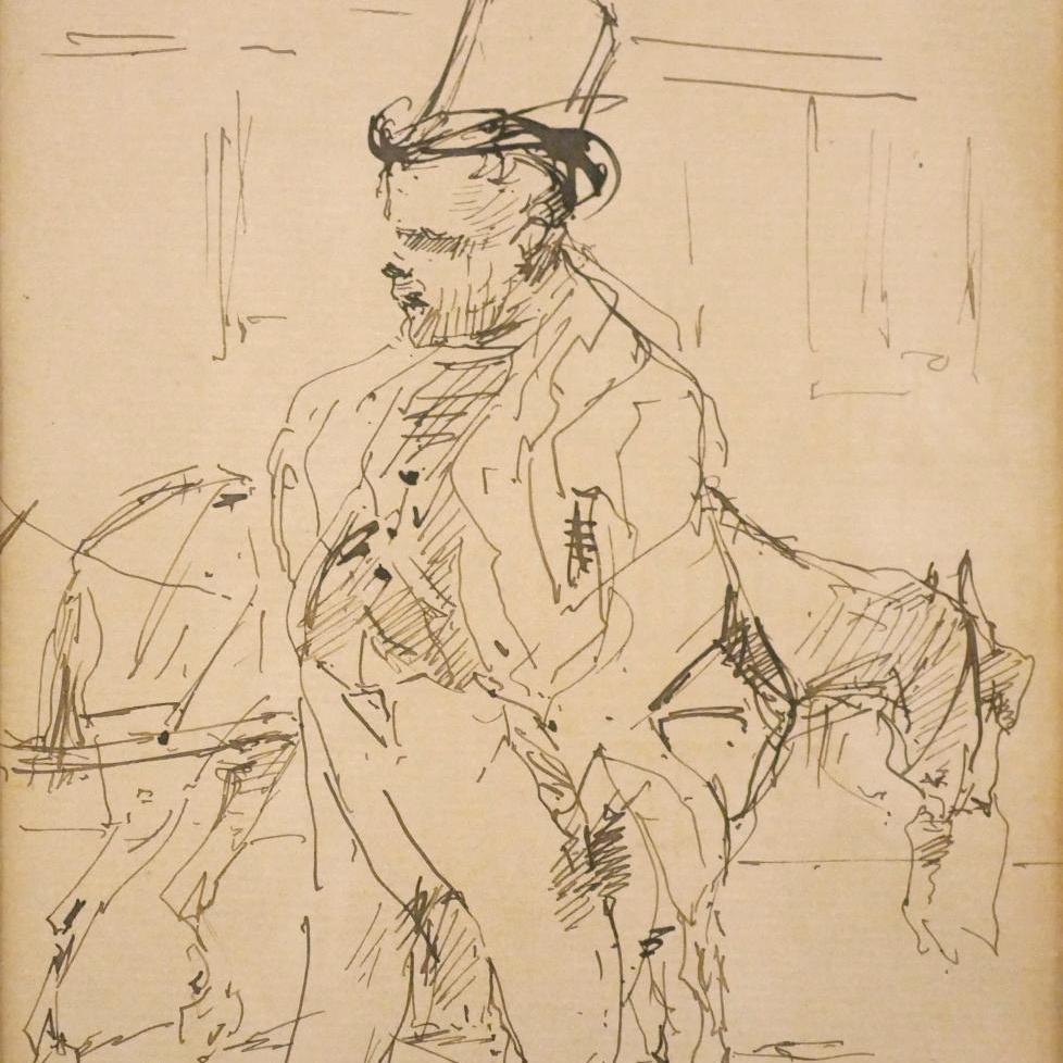 Pre-sale - A Coachman by the Young Toulouse-Lautrec