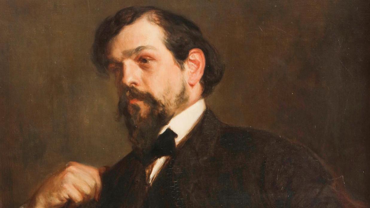 Jacques-Émile Blanche (1861-1942), Claude Debussy, 1902, oil on canvas, 95 x 74 cm/37.4... The Composer Claude Debussy by Jacques-Émile Blanche