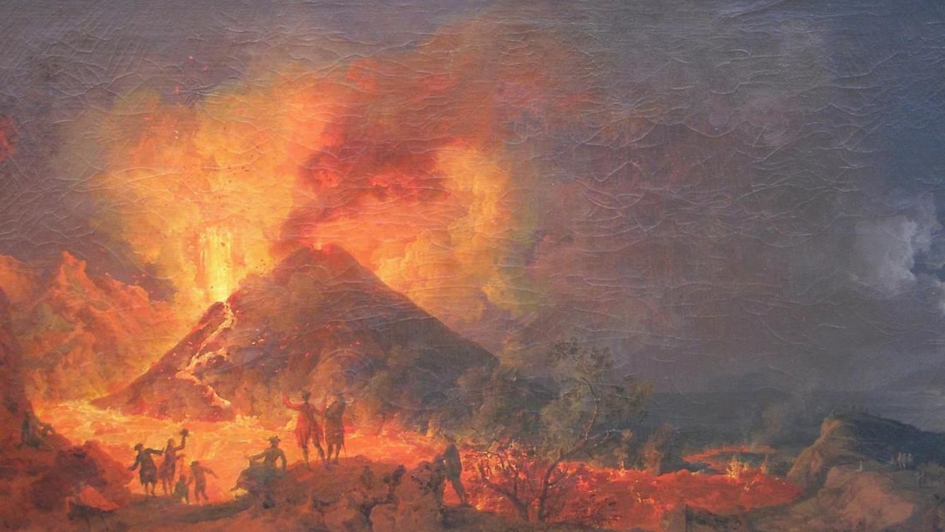 Pierre-Jacques Volaire aka Le Chevalier Volaire (1729-1802), "L’Éruption du Vésuve... An Eruption that Left a Deep Impression