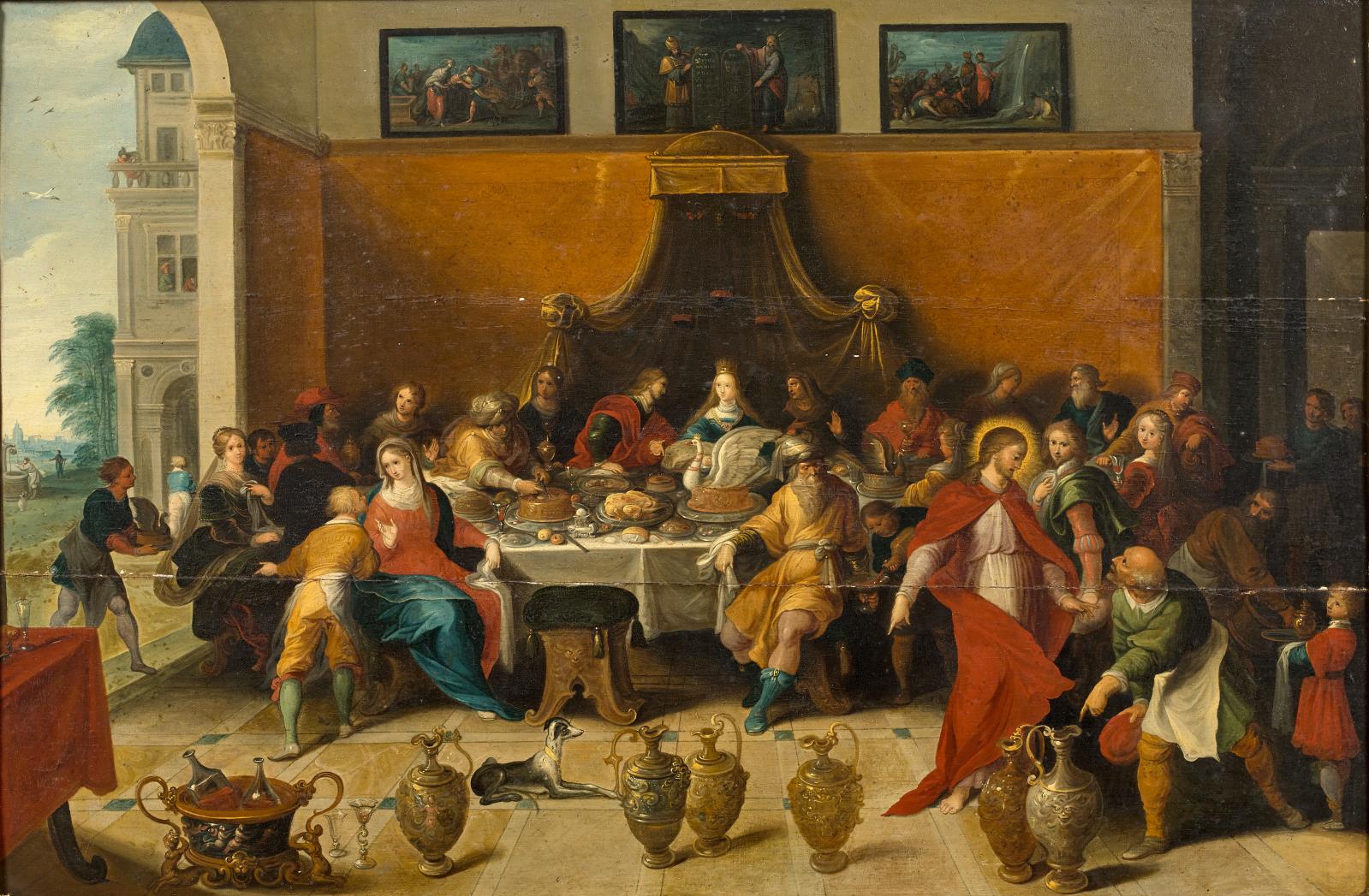 Les noces de Cana vues par l’atelier de Frans II Francken