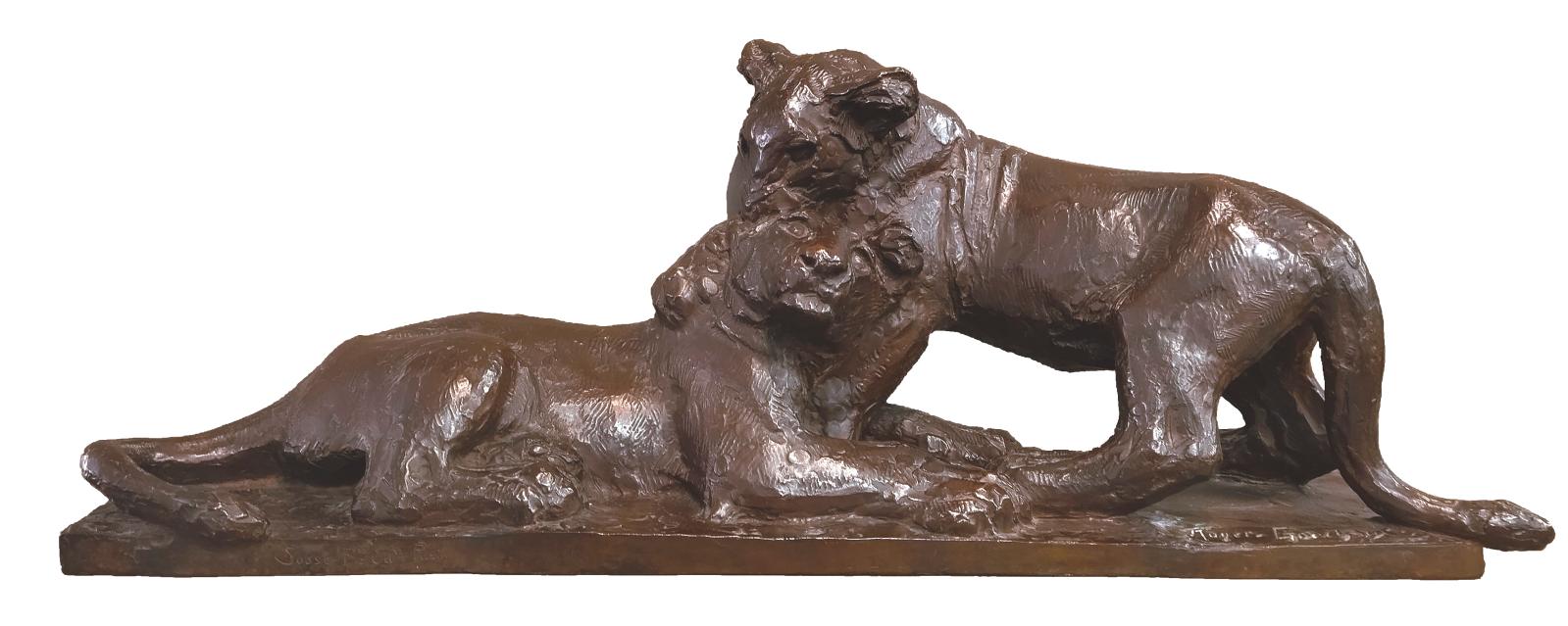 Lionceaux de bronze
