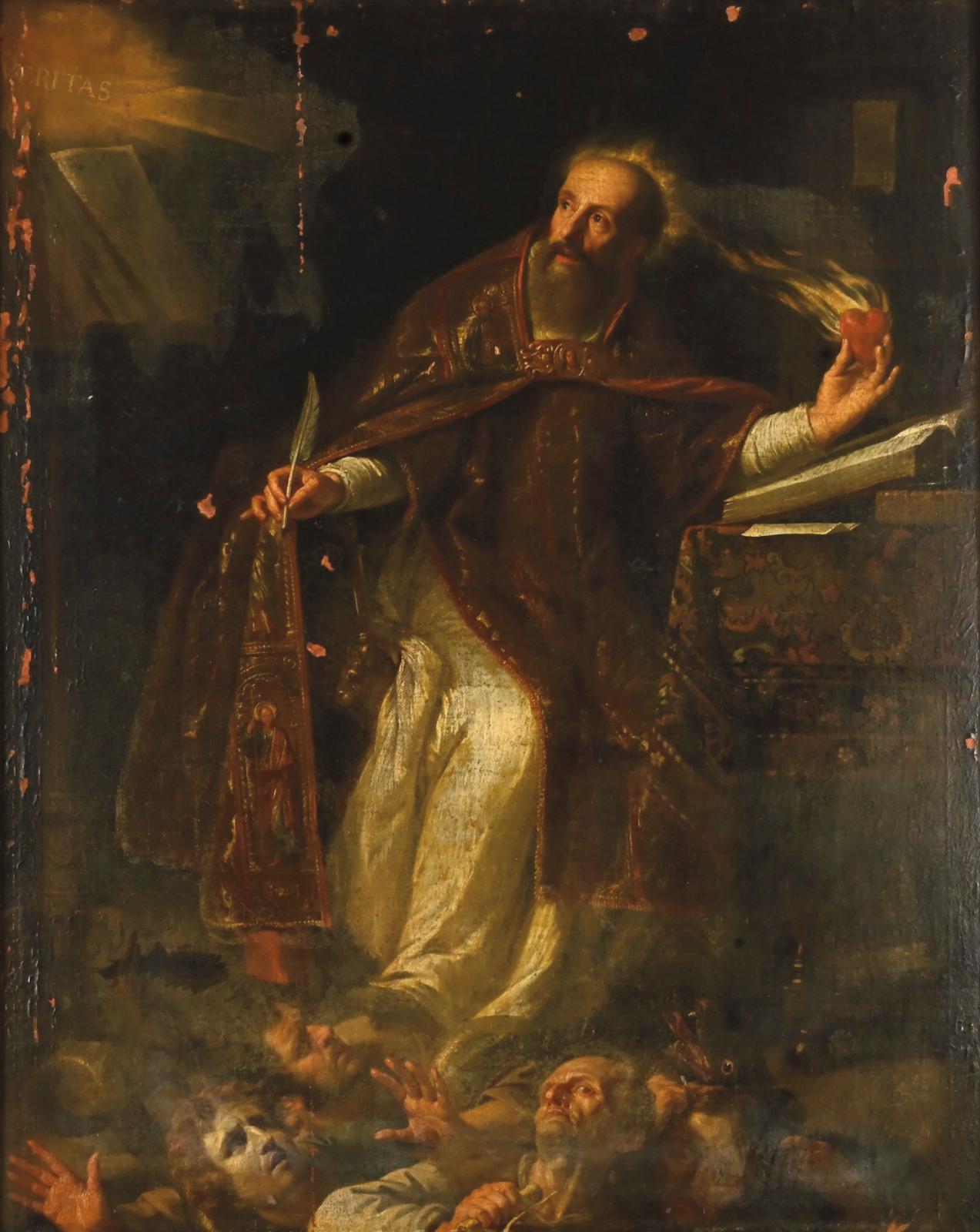 Un saint Augustin attribué à Philippe de Champaigne