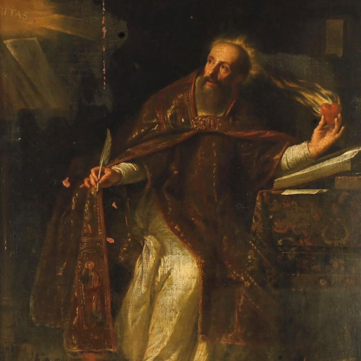 Un saint Augustin attribué à Philippe de Champaigne