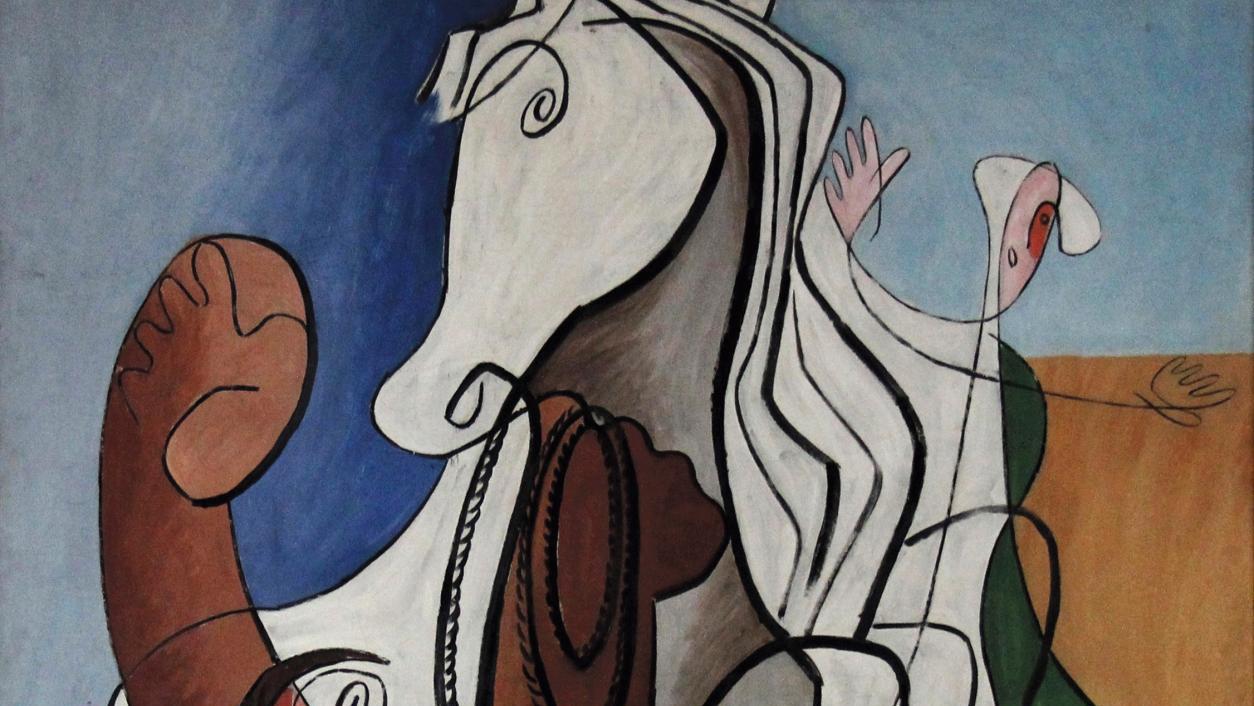 Léopold Survage (1879–1968), Horse, 1933, oil on canvas, 162.5 x 130 cm/63.98 x 51.18... Léopold Survage’s Singular Body of Work 
