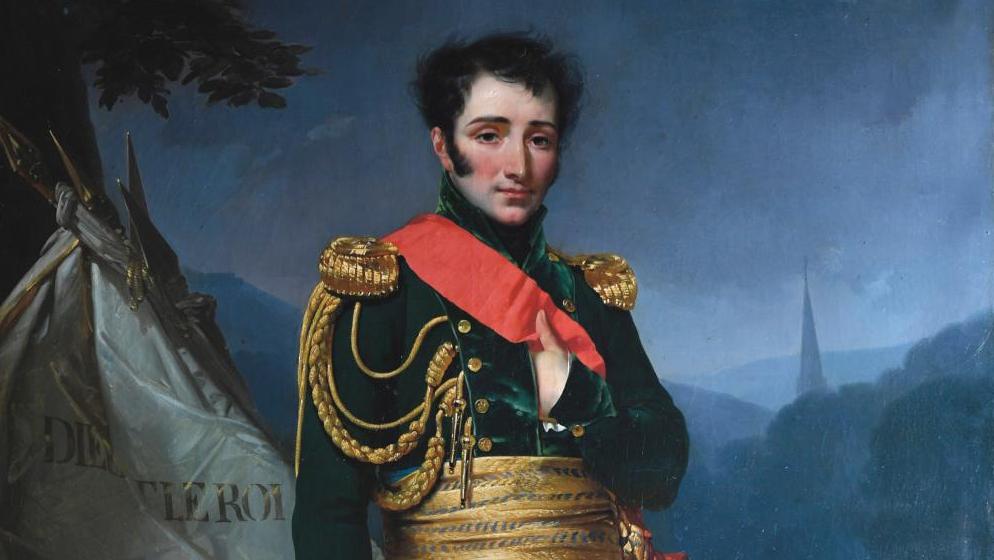 Jean-Baptiste Mauzaisse (1784-1844), Portrait du général comte Constant-Pierre-Jean-Baptiste... Mobilier et archives de la famille de Suzannet