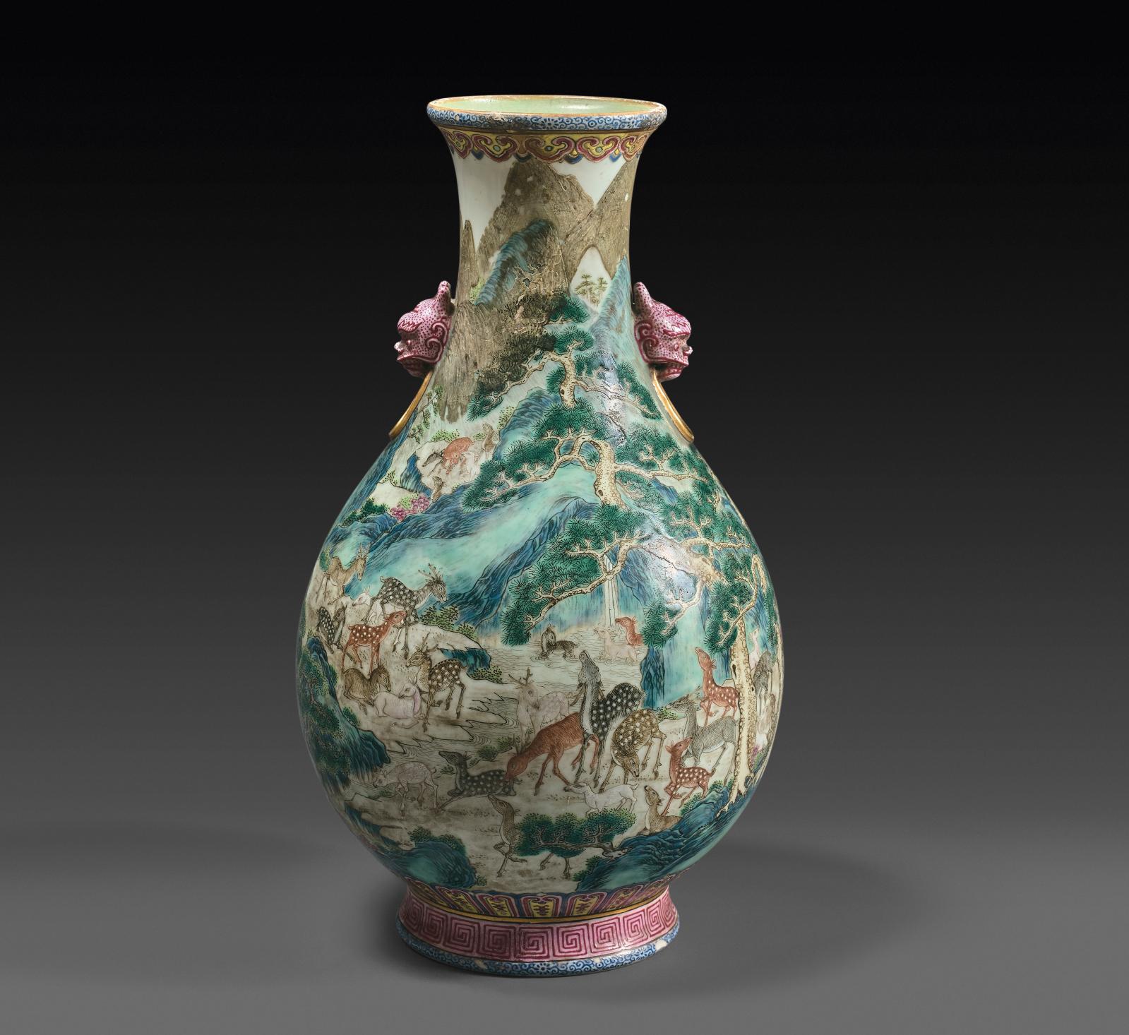 Van Dongen et un vase chinois aux cent daims