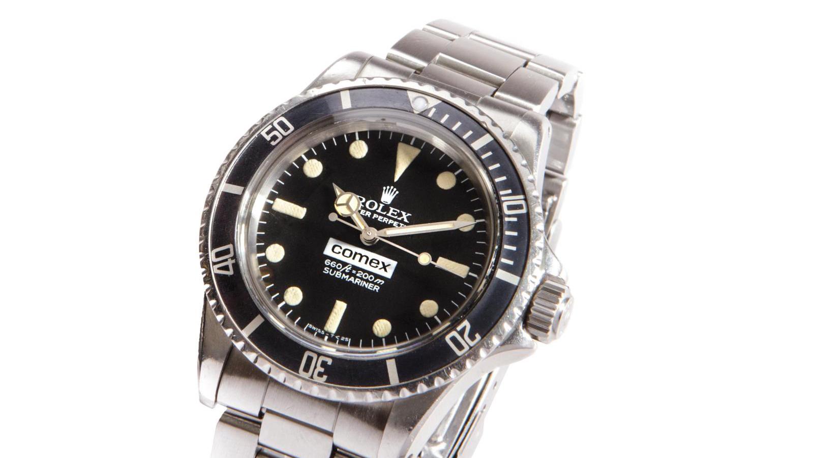 Rolex, Submariner 600 ft/200m, "Comex 420", ref. 5514/5513, n° 4089868, steel diving... Deep Sea Diving With Rolex