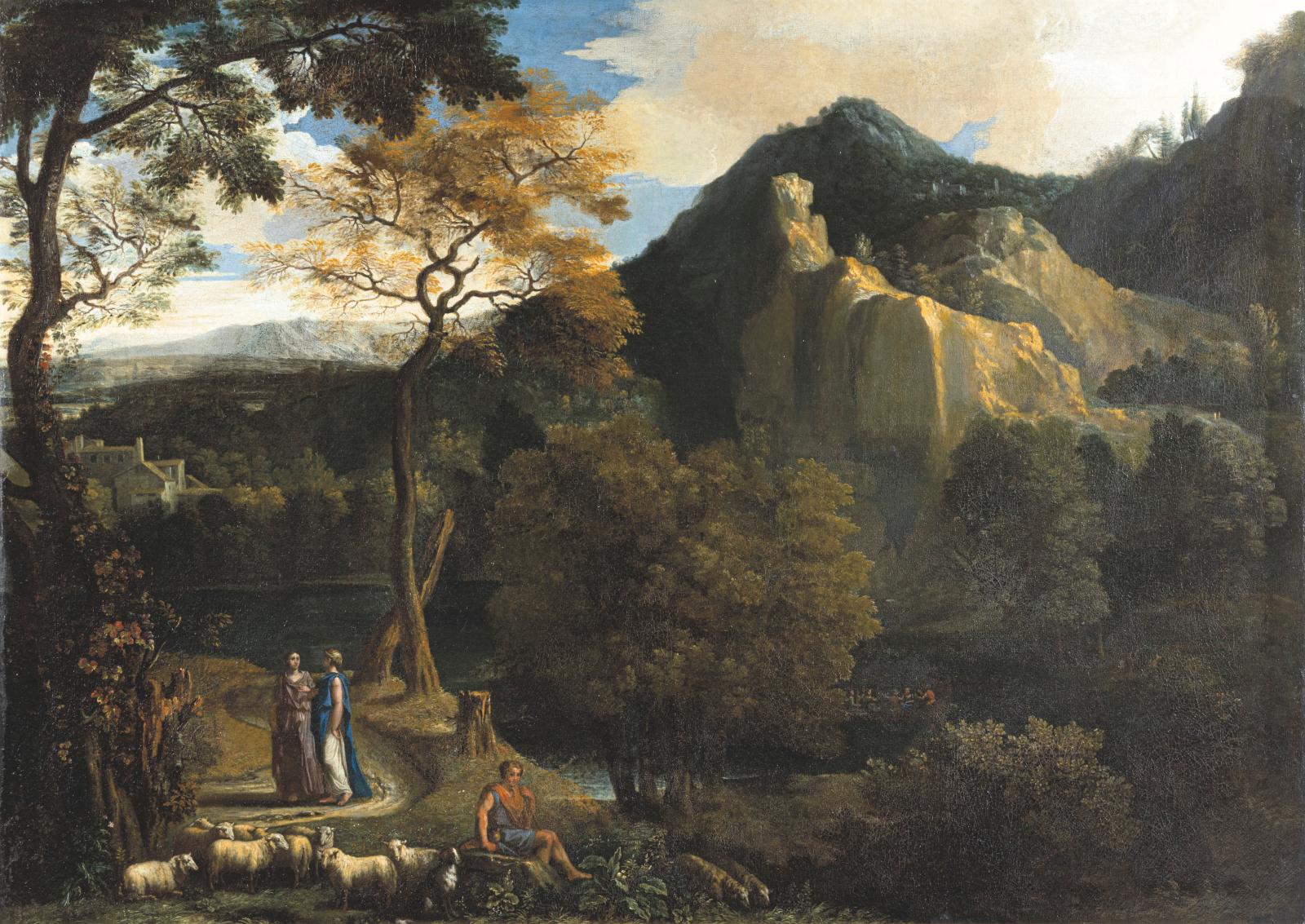 Un paysage classique d’Abraham Genoels