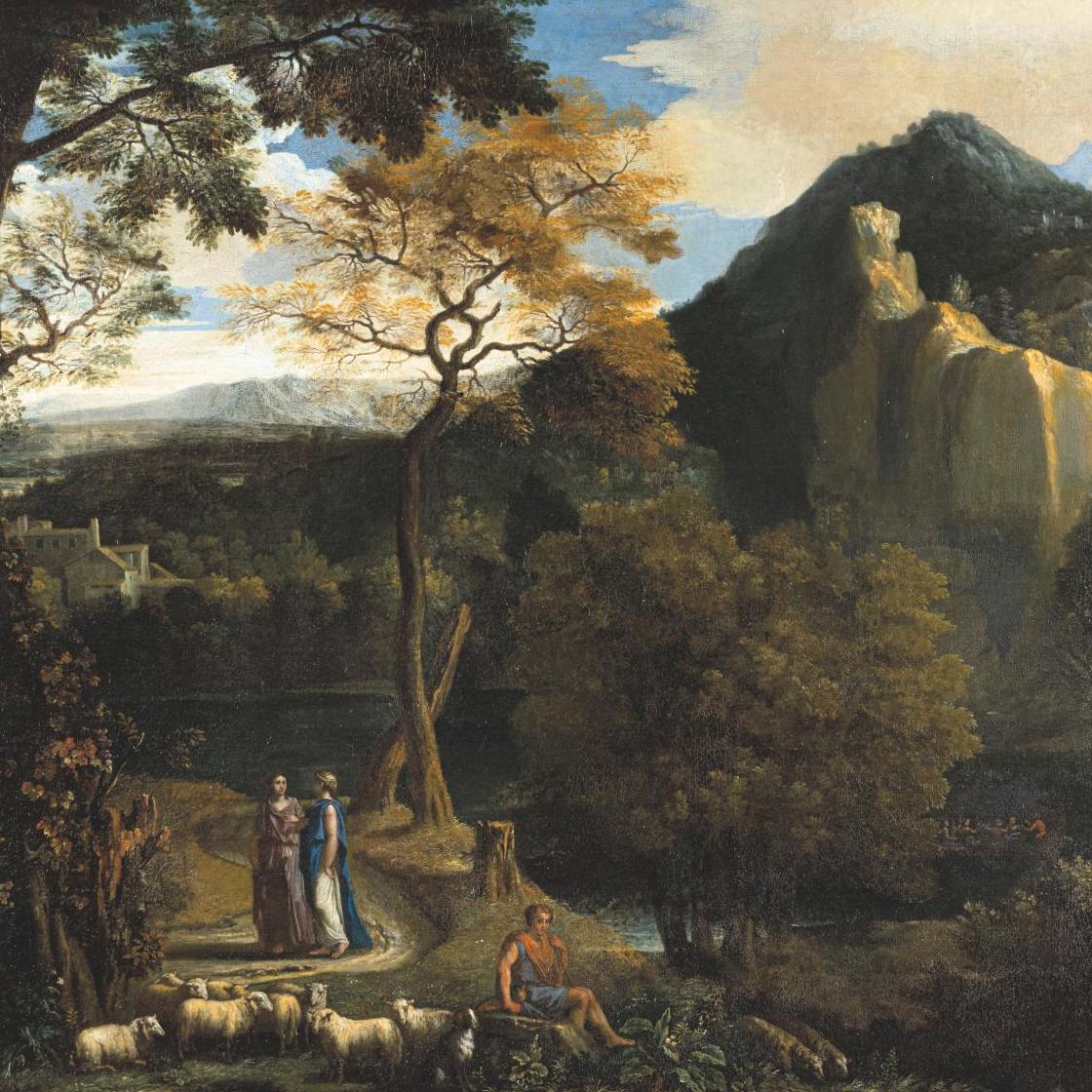 Avant Vente - Un paysage classique d’Abraham Genoels