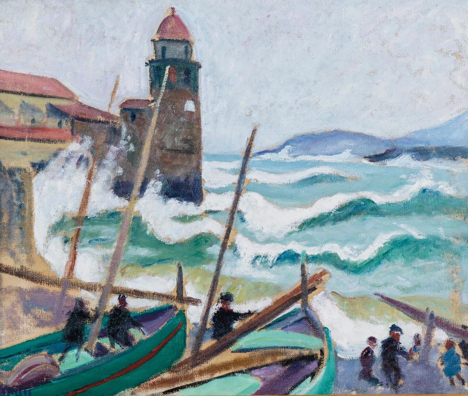 Jean Puy (1876-1960), Tempête à Collioure, 1913, huile sur toile signée, 46 x 55 cm. Adjugé : 21 700 €