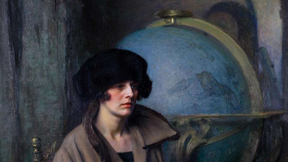 Émile Friant (1863-1932), L’Étudiante, huile sur toile, 1923, 129 x 104 cm (détail).Estimation :... Émile Friant, un peintre au naturel étudié
