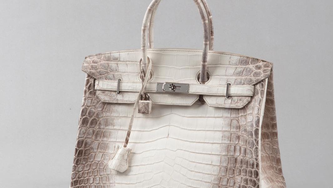 Hermès Paris, 2016, "Himalaya" Birkin bag in Crocodylus niloticus, palladium-plated... Birkin by Hermès: Business Is in the Bag