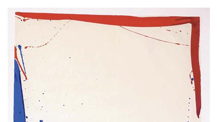 Sam Francis (1923-1994), Red up (SF64-076), 1964, acrylique sur papier, signé au... Sortir du cadre par Sam Francis