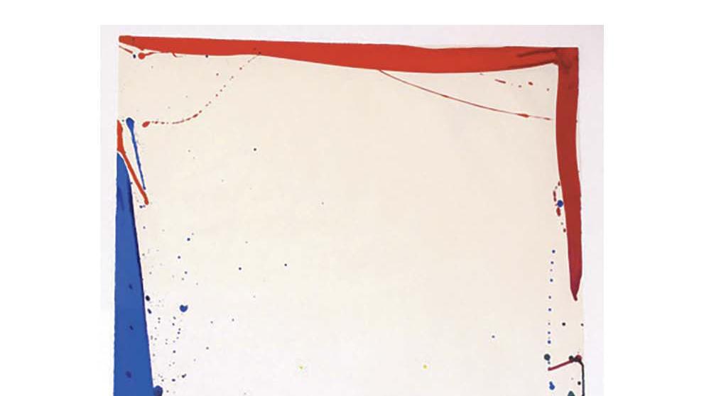 Sam Francis (1923–1994), Red Up (SF64-076), 1964, acrylic on paper, signed on the... Beyond the Frame with Sam Francis 