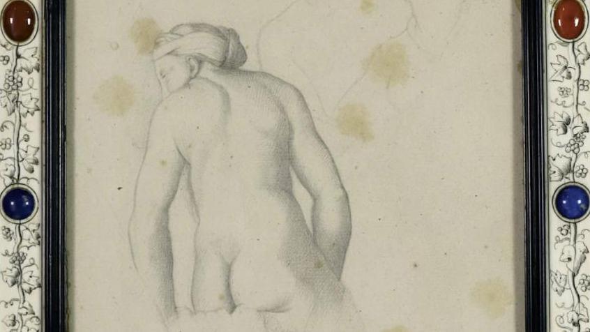 Edgar Degas (1834–1917), Étude de nus de dos et profils (Study of Nudes Seen from... When Degas Copied Raphael