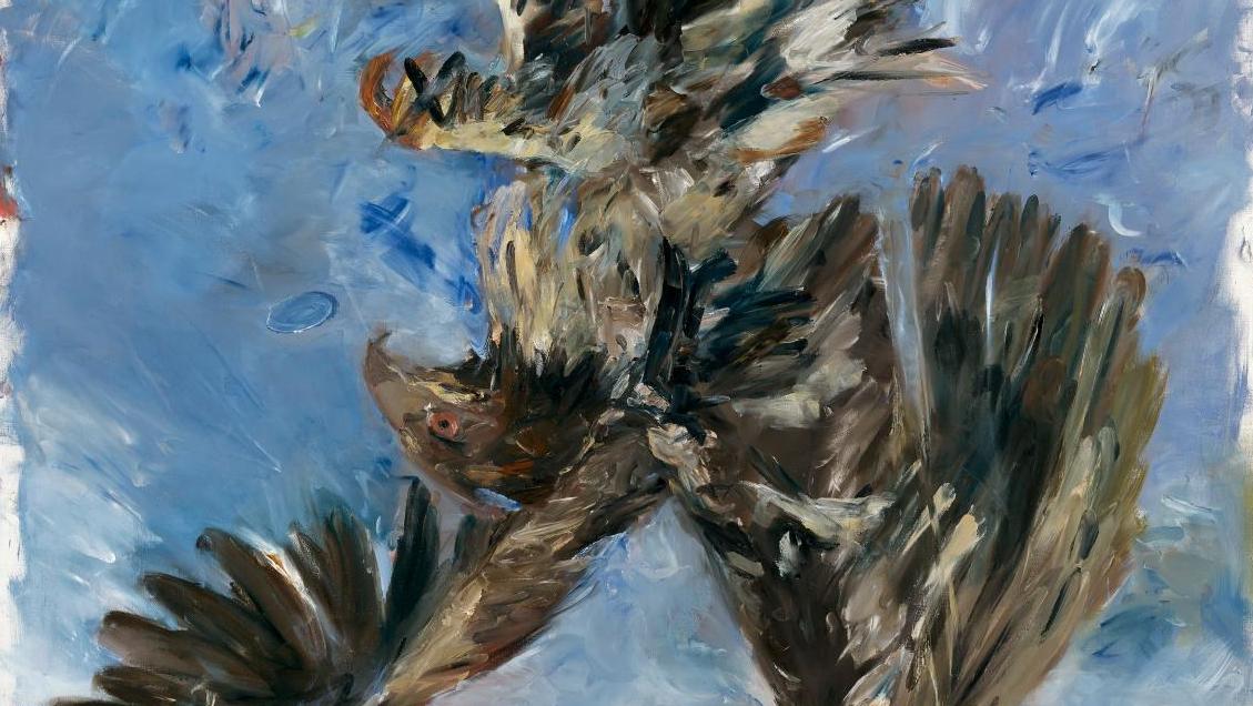 Georg Baselitz (né en 1938), Fingermalerei - Adler Peinture au doigt - Aigle, 1972,... Rétrospective Baselitz au Centre Pompidou 