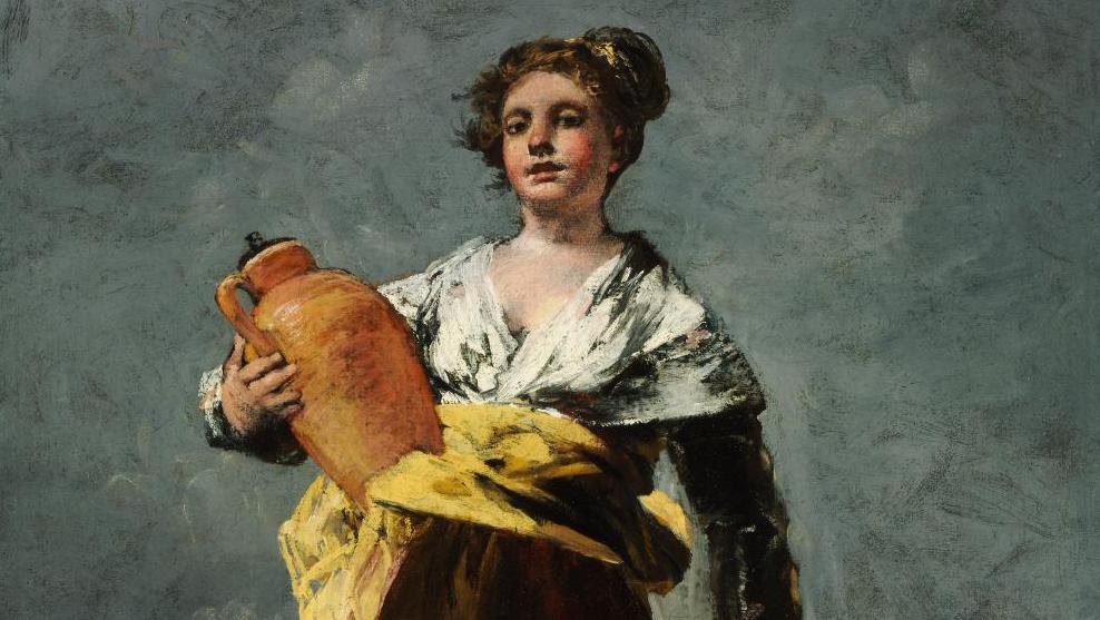 Francisco de Goya (1746-1828), La Porteuse d’eau, vers 1809-1812, huile sur toile,... Goya décrypté à Lille