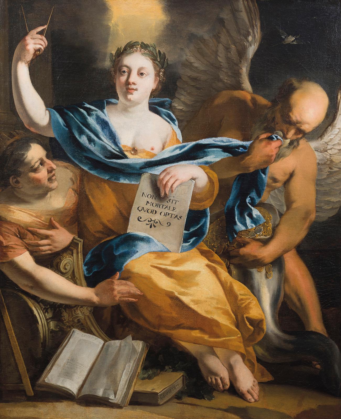 Isaac Moillon (1614-1673), Allégorie, huile sur toile, 125 x 98 cm (détail). Adjugé : 40 832 € 