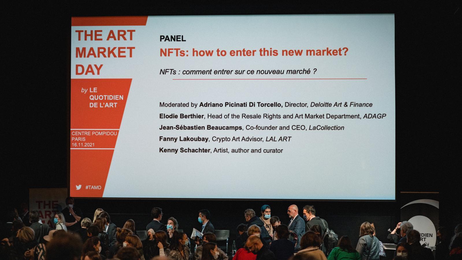 Photo : Romain Thieriot / Eclictic.net. Art Market Day 2021 : NFT énergivores vs écologie du marché
