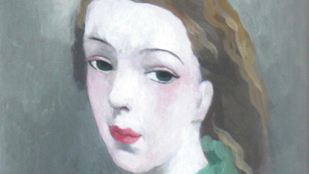 Marie Laurencin (1883-1956), Portrait d’une Jeune fille, 1938, huile sur toile, 41 x 33 cm.... Sous le pinceau de Marie Laurencin