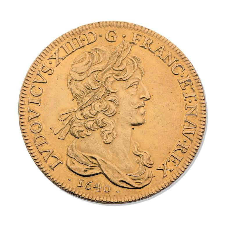 Un dix louis d’or au buste drapé de Louis XIII. - Avant Vente