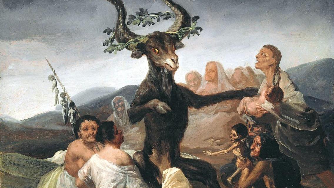 Francisco de Goya (1746-1828), Le Sabbat des sorcières (El Aquelarre),1797-1798,... Goya, héritier des Lumières à la fondation Beyeler