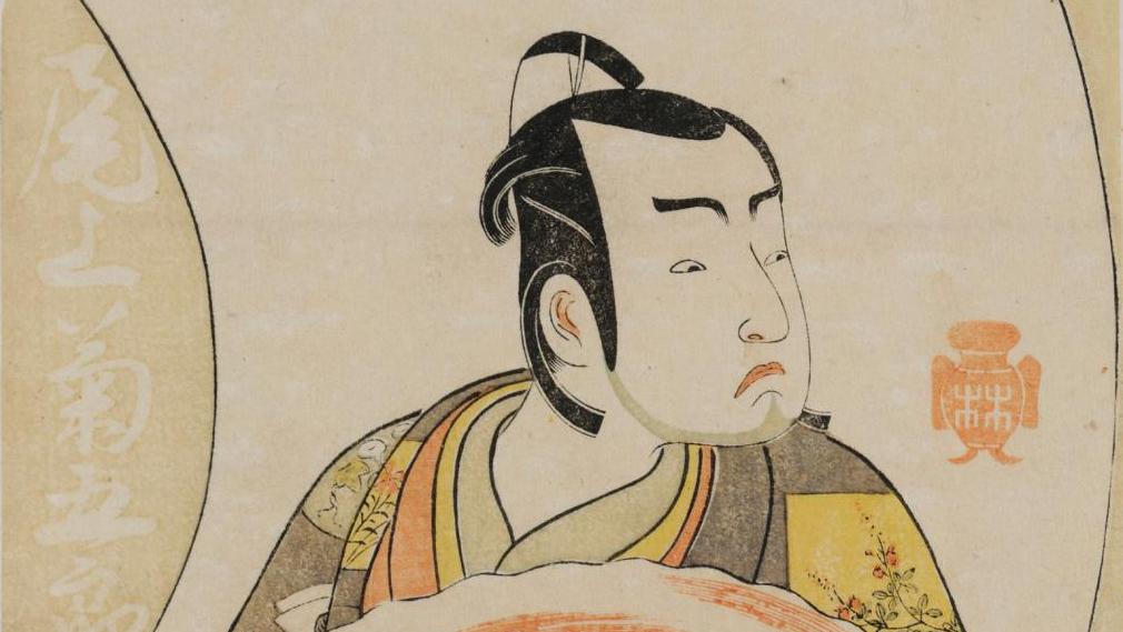 Katsukawa Shunsho (1726-1793), Ippitsusai Buncho (actif à Tokyo vers 1725-1790),... Feuilles d’éventails, entre Europe et Japon à Genève