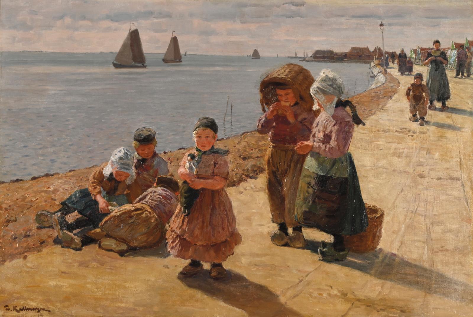 Bien que le peintre allemand Friedrich Kallmorgen (1856-1924) ait séjourné en France dans les années 1890, il est bien difficile de situer