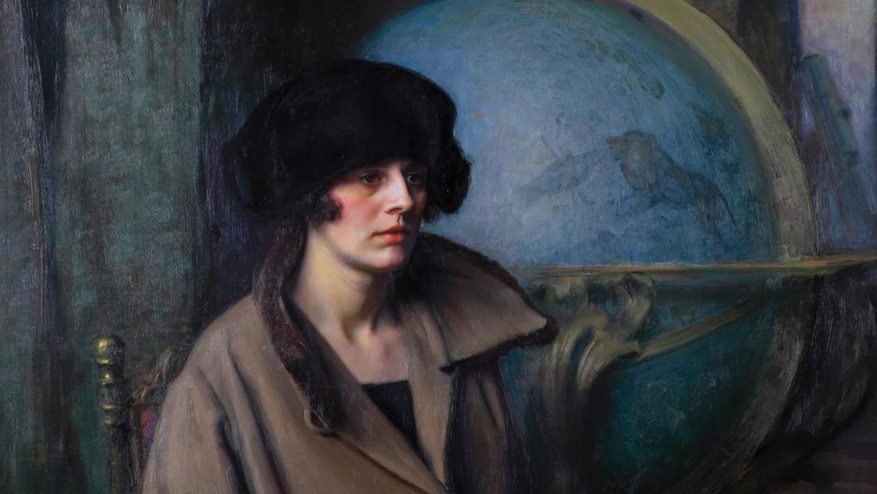 Émile Friant (1863-1932), L’Étudiante, 1923, huile sur toile, 1923, 129 x 104 cm.... L’Étudiante, un portrait humaniste de Friant