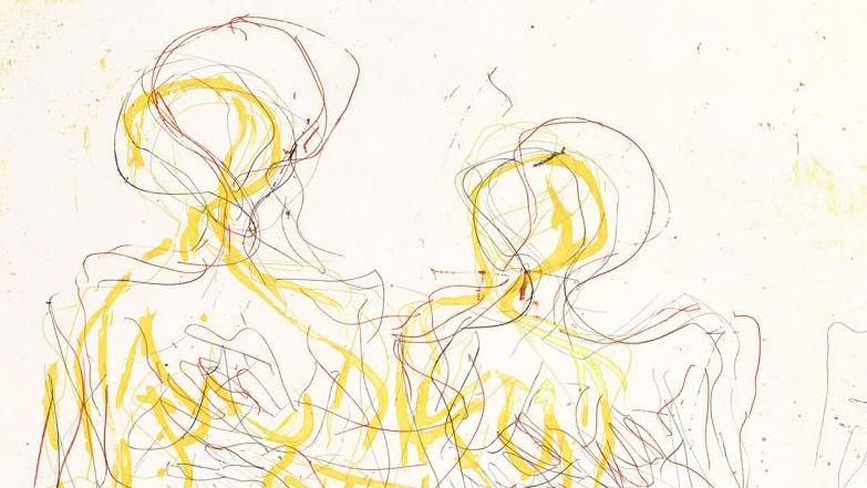 Georg Baselitz (born 1938), Sing Sang, BDM I, 2012, etching, 147.5 x 99 cm/58.07... Georg Baselitz: Works on Paper