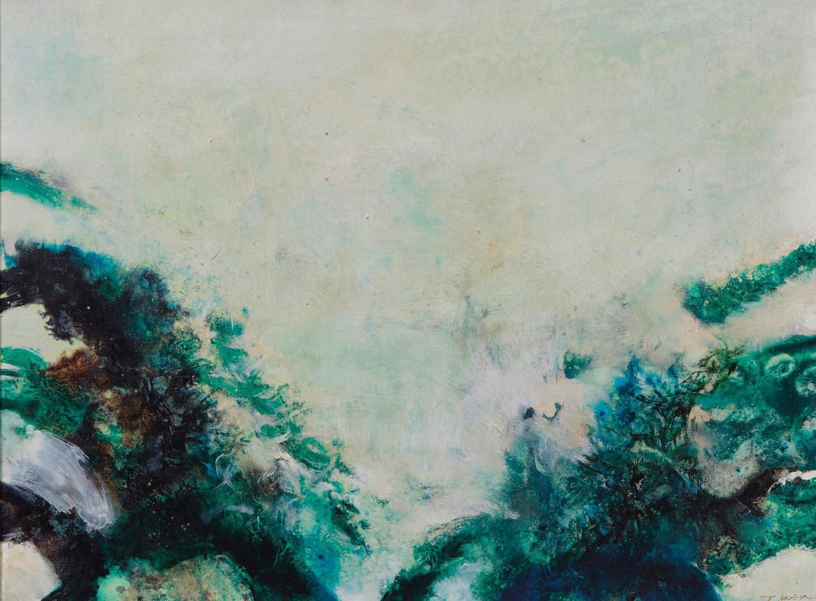 The “Empty” and the “Whole” by Zao Wou-ki